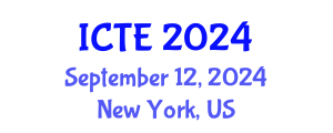 International Conference on Control and Test Engineering (ICTE) September 12, 2024 - New York, United States