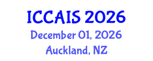 International Conference on Control, Automation and Information Sciences (ICCAIS) December 01, 2026 - Auckland, New Zealand International Conference on Control, Automation and Information Sciences (ICCAIS) December 01, 2026 - Auckland, New Zealand