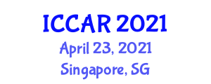 International Conference on Control, Automation and Robotics (ICCAR) April 23, 2021 - Singapore, Singapore