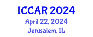 International Conference on Control, Automation and Robotics (ICCAR) April 22, 2024 - Jerusalem, Israel