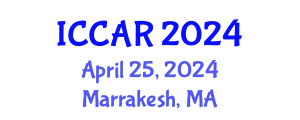 International Conference on Control, Automation and Robotics (ICCAR) April 25, 2024 - Marrakesh, Morocco