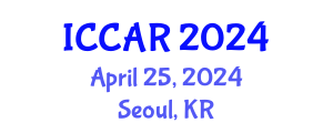 International Conference on Control, Automation and Robotics (ICCAR) April 25, 2024 - Seoul, Republic of Korea