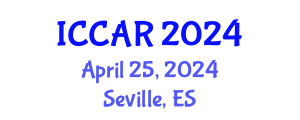 International Conference on Control, Automation and Robotics (ICCAR) April 25, 2024 - Seville, Spain