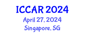 International Conference on Control, Automation and Robotics (ICCAR) April 27, 2024 - Singapore, Singapore