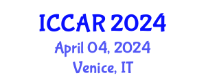 International Conference on Control, Automation and Robotics (ICCAR) April 04, 2024 - Venice, Italy