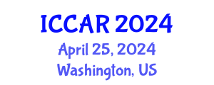 International Conference on Control, Automation and Robotics (ICCAR) April 25, 2024 - Washington, United States