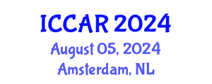 International Conference on Control, Automation and Robotics (ICCAR) August 05, 2024 - Amsterdam, Netherlands