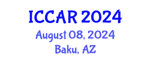 International Conference on Control, Automation and Robotics (ICCAR) August 08, 2024 - Baku, Azerbaijan