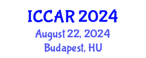 International Conference on Control, Automation and Robotics (ICCAR) August 22, 2024 - Budapest, Hungary