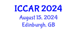 International Conference on Control, Automation and Robotics (ICCAR) August 15, 2024 - Edinburgh, United Kingdom