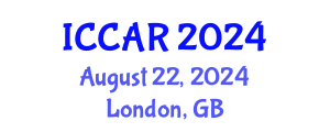 International Conference on Control, Automation and Robotics (ICCAR) August 22, 2024 - London, United Kingdom