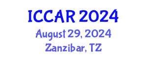 International Conference on Control, Automation and Robotics (ICCAR) August 29, 2024 - Zanzibar, Tanzania