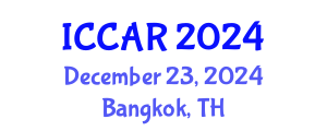 International Conference on Control, Automation and Robotics (ICCAR) December 23, 2024 - Bangkok, Thailand