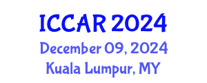 International Conference on Control, Automation and Robotics (ICCAR) December 09, 2024 - Kuala Lumpur, Malaysia