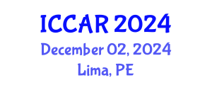 International Conference on Control, Automation and Robotics (ICCAR) December 02, 2024 - Lima, Peru