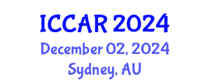 International Conference on Control, Automation and Robotics (ICCAR) December 02, 2024 - Sydney, Australia
