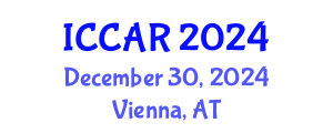 International Conference on Control, Automation and Robotics (ICCAR) December 30, 2024 - Vienna, Austria