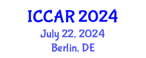 International Conference on Control, Automation and Robotics (ICCAR) July 22, 2024 - Berlin, Germany