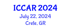 International Conference on Control, Automation and Robotics (ICCAR) July 22, 2024 - Crete, Greece