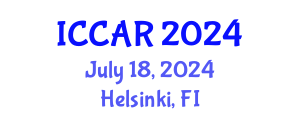 International Conference on Control, Automation and Robotics (ICCAR) July 18, 2024 - Helsinki, Finland