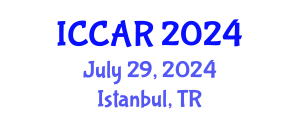 International Conference on Control, Automation and Robotics (ICCAR) July 29, 2024 - Istanbul, Turkey