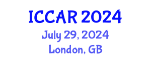 International Conference on Control, Automation and Robotics (ICCAR) July 29, 2024 - London, United Kingdom