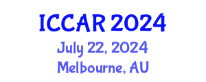 International Conference on Control, Automation and Robotics (ICCAR) July 22, 2024 - Melbourne, Australia