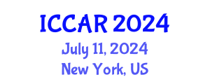 International Conference on Control, Automation and Robotics (ICCAR) July 11, 2024 - New York, United States