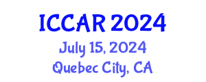 International Conference on Control, Automation and Robotics (ICCAR) July 15, 2024 - Quebec City, Canada