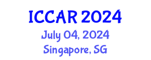 International Conference on Control, Automation and Robotics (ICCAR) July 04, 2024 - Singapore, Singapore