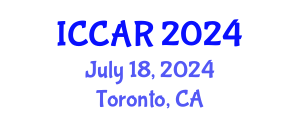 International Conference on Control, Automation and Robotics (ICCAR) July 18, 2024 - Toronto, Canada