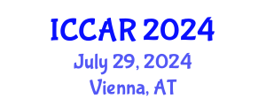 International Conference on Control, Automation and Robotics (ICCAR) July 29, 2024 - Vienna, Austria