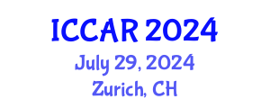 International Conference on Control, Automation and Robotics (ICCAR) July 29, 2024 - Zurich, Switzerland