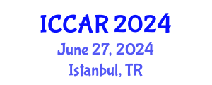 International Conference on Control, Automation and Robotics (ICCAR) June 27, 2024 - Istanbul, Turkey