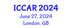 International Conference on Control, Automation and Robotics (ICCAR) June 27, 2024 - London, United Kingdom