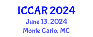 International Conference on Control, Automation and Robotics (ICCAR) June 13, 2024 - Monte Carlo, Monaco