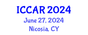International Conference on Control, Automation and Robotics (ICCAR) June 27, 2024 - Nicosia, Cyprus
