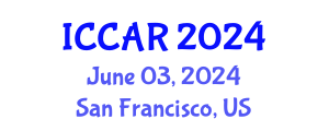 International Conference on Control, Automation and Robotics (ICCAR) June 03, 2024 - San Francisco, United States