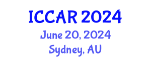 International Conference on Control, Automation and Robotics (ICCAR) June 20, 2024 - Sydney, Australia