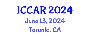 International Conference on Control, Automation and Robotics (ICCAR) June 13, 2024 - Toronto, Canada