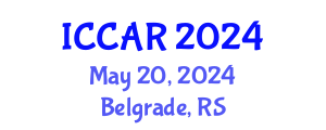 International Conference on Control, Automation and Robotics (ICCAR) May 20, 2024 - Belgrade, Serbia