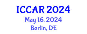 International Conference on Control, Automation and Robotics (ICCAR) May 16, 2024 - Berlin, Germany