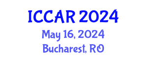 International Conference on Control, Automation and Robotics (ICCAR) May 16, 2024 - Bucharest, Romania