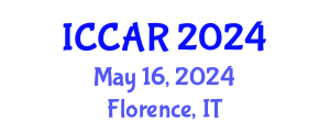 International Conference on Control, Automation and Robotics (ICCAR) May 16, 2024 - Florence, Italy