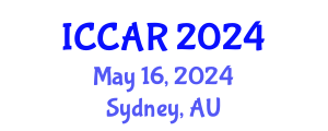 International Conference on Control, Automation and Robotics (ICCAR) May 16, 2024 - Sydney, Australia
