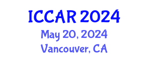 International Conference on Control, Automation and Robotics (ICCAR) May 20, 2024 - Vancouver, Canada