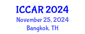 International Conference on Control, Automation and Robotics (ICCAR) November 25, 2024 - Bangkok, Thailand