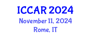 International Conference on Control, Automation and Robotics (ICCAR) November 11, 2024 - Rome, Italy