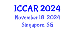 International Conference on Control, Automation and Robotics (ICCAR) November 18, 2024 - Singapore, Singapore