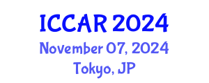 International Conference on Control, Automation and Robotics (ICCAR) November 07, 2024 - Tokyo, Japan